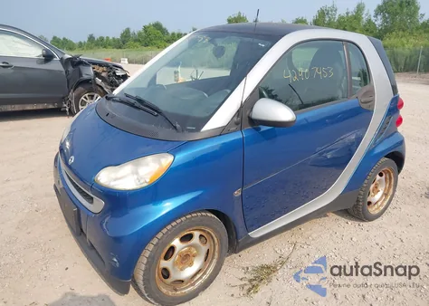 2008 Smart Fortwo Passion/Pure from USA, damaged, VIN WMEEJ31X48K178964